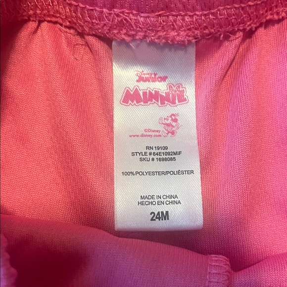 Disney Minnie Mouse Pink Set for Kids - Picture 2 of 4